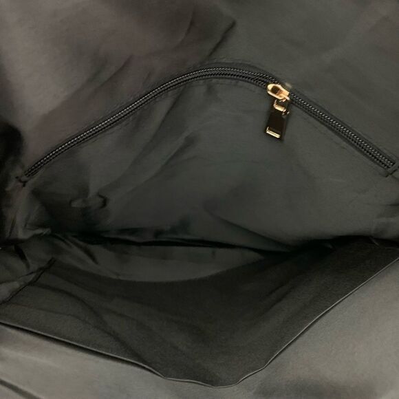 Love Me Fashion Sequin Tote Bag, Black/Red - Picture 5 of 7